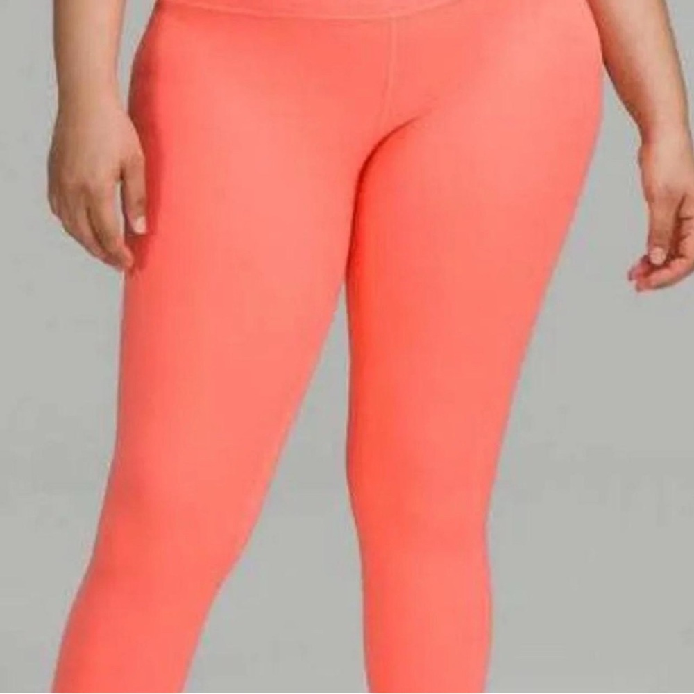Vibrant Coral Leggings